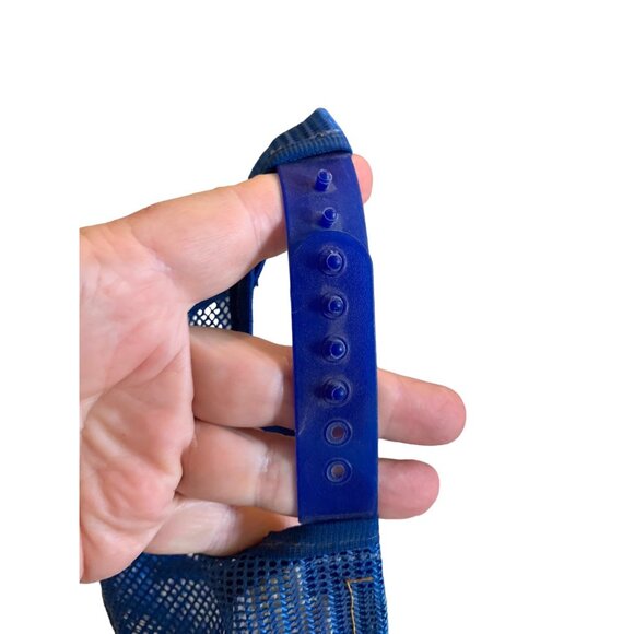 Vtg Hat Los Angeles Rams Baseball Trucker Mesh Snapback Cap NFL AJD Lucky Stripe - Picture 11 of 11